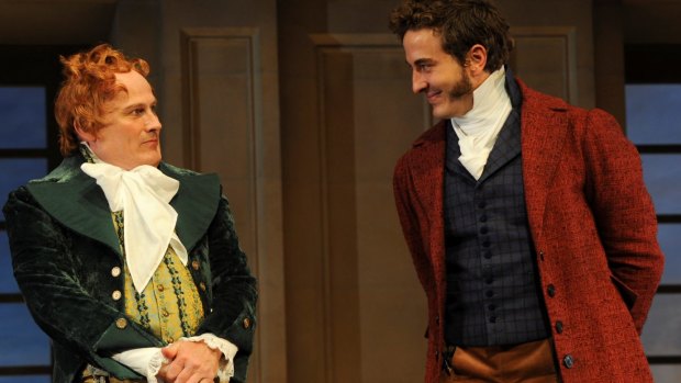 The cuckold and the cocky: Glenn Hazeldine and Ryan Corr in Sydney Theatre Company’s Arcadia.