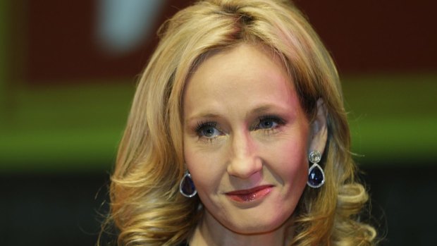 British author J.K. Rowling.