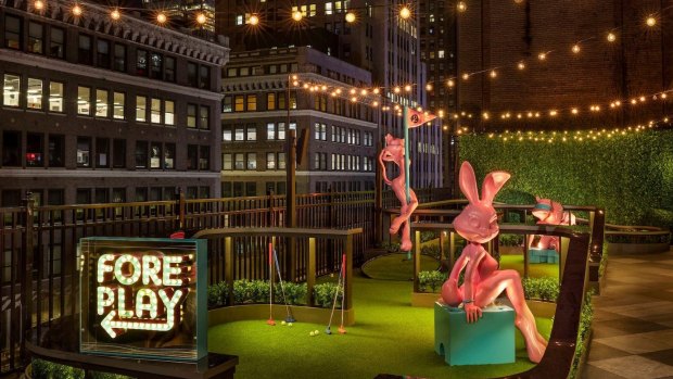The Magic Hour rooftop bar at New York's Moxy Hotel