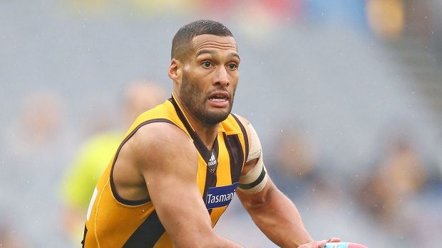 Still going strong: Josh Gibson is happy with his form for Hawthorn.