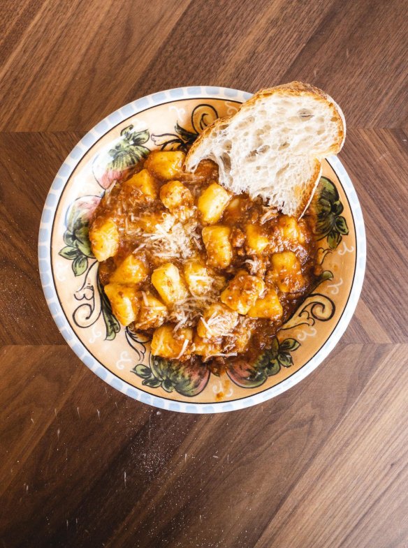 Gnocchi with 48-hour beef and pork ragu.