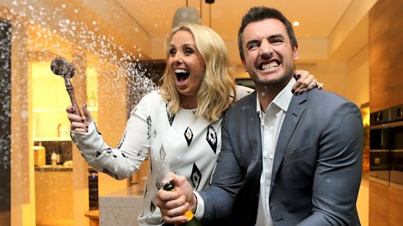 Darren and Dea Jolly winning The Block Triple Threat.