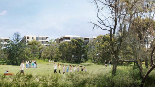 Private housing proposed by the Andrews government on the former Markham public housing estate site in Ashburton. 