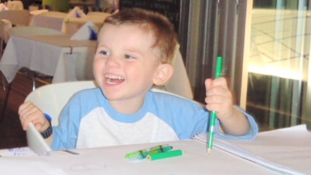 A photograph of William Tyrrell taken moments before his disappearance.