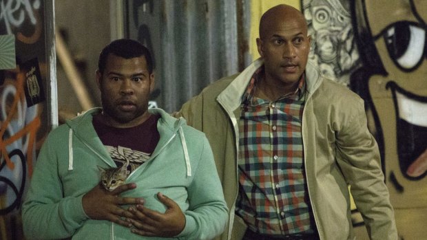 Peele with Key & Peele collaborator Keegan-Michael Key.