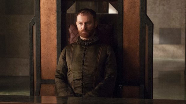 We'd be happy to lend you the money to wage war on Westeros. Do you need a new car too? Mark Gatiss as the banker. 