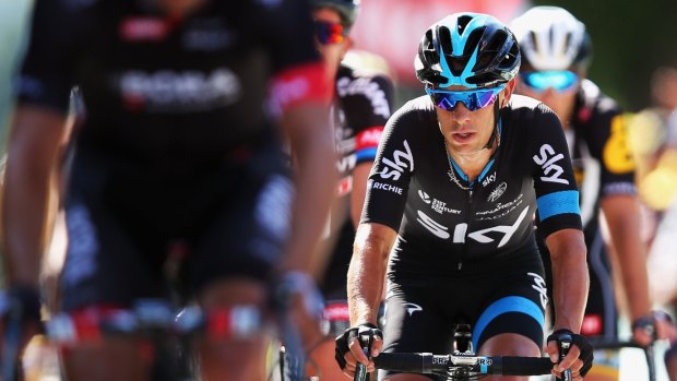 Sky's limit: Richie Porte of Australia has confirmed he is leaving the British team.