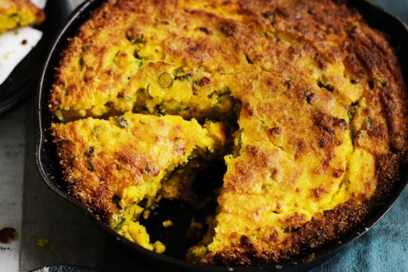 Jalapeno adds a kick to this cornbread.