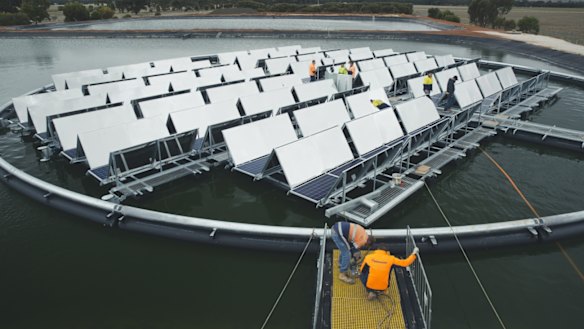 Start-up Infratech's floating solar rafts hold promise for Australia's ...