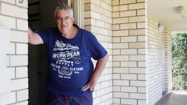 Martin Pearce at home in Little Bay. He says hepatitis C has "gradually reduced me to almost nothing."