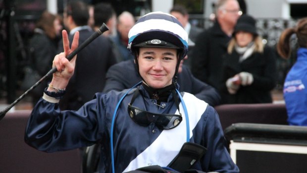 Jake Bayliss rode his first winner for two months and promptly made it a double. 