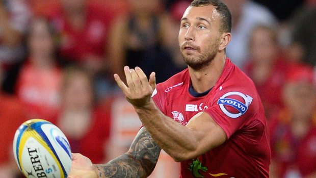 Sure to be on board: Quade Cooper of the Reds.