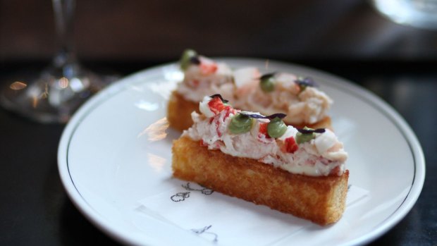 The Lobster brioche toast at Cumulus Inc.