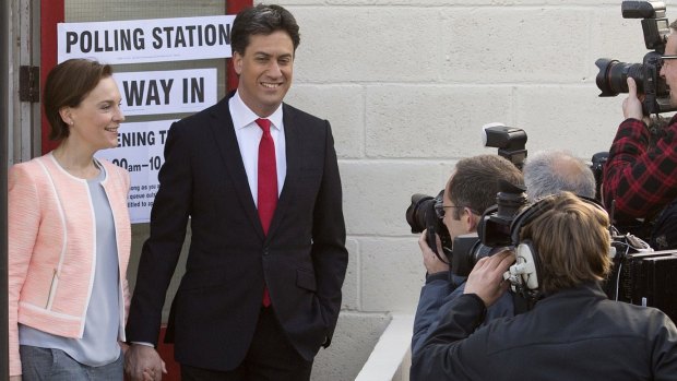 Drubbing: Exit polls indicate Labour leader Ed Miliband will lose the election.