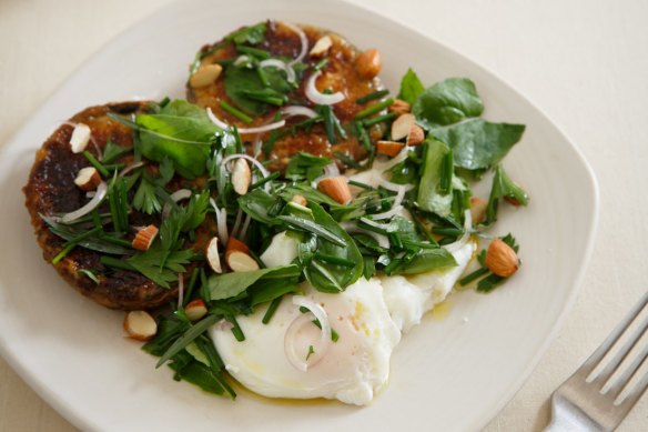 An umami-packed vegetarian brunch option.