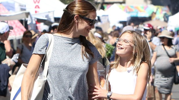 'I got you girl!' Jennifer Garner, with her daughter Violet, is a beacon for harried, normal women everywhere.  