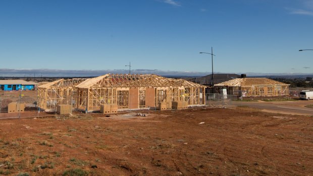 Housing construction in the Melton municipality.