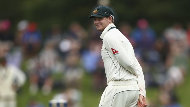Under fire: "I'll cop that on the chin," says Australian captain Steve Smith.
