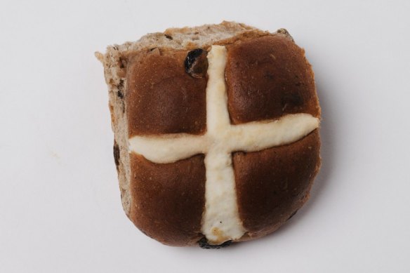 Bakers Delight hot cross bun.