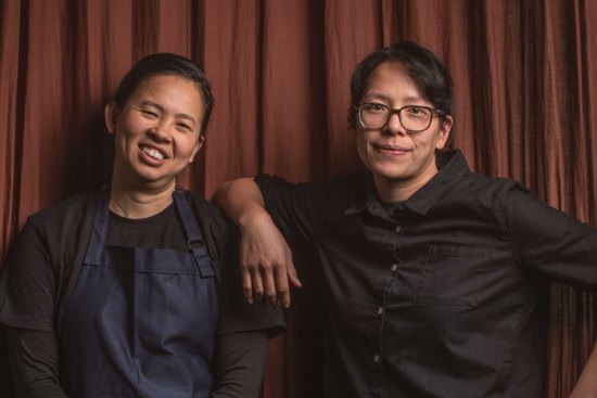 Chef Thi Le (left) and partner Jia-Yen Lee are going back to neighbourhood vibes at Jeow.