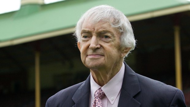 The voice of summer ... Test great Richie Benaud.