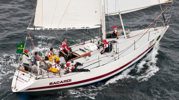 Sea legs: Martin Power's Bacardi has raced the most Sydney to Hobart's.