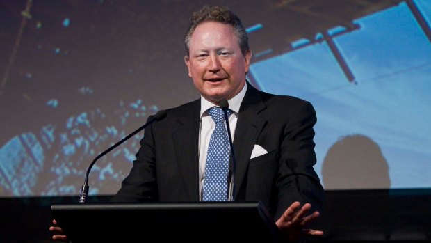 Fortescue chairman Andrew Forrest .. the miner has lifted its 2015 production guidance by up to 10 million tonnes to 165 million tonnes. 