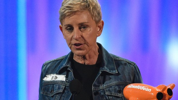 Ellen DeGeneres had a powerful message of inclusivity at the Kids' Choice Awards on Saturday.