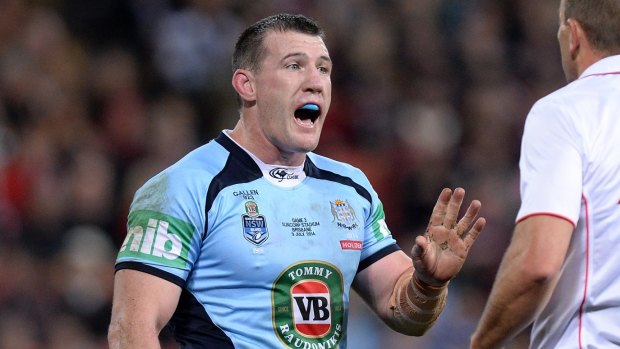 Official view: NSW insiders feel Blues skipper Gallen is not given the same respect as Queensland counterpart Cameron Smith.