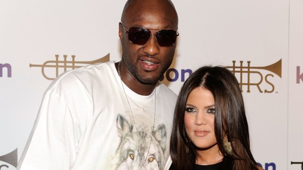 Lamar Odom and ex-wife Khloe Kardashian.