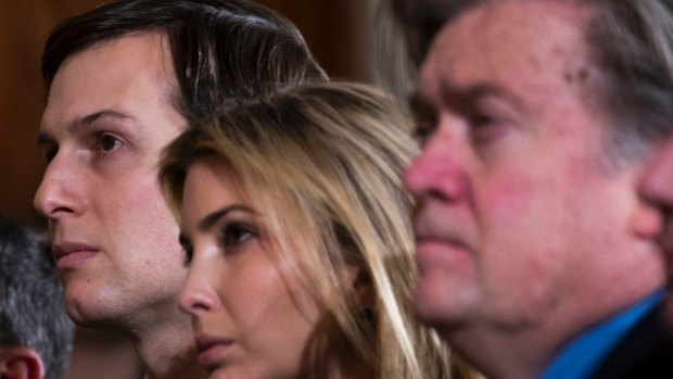 Trump's top aides Jared Kushner and Steve Bannon have clashed repeatedly in recent weeks.