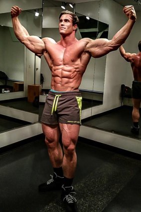 Universal appeal... Calum von Moger has been named Mr Universe for the third time.
