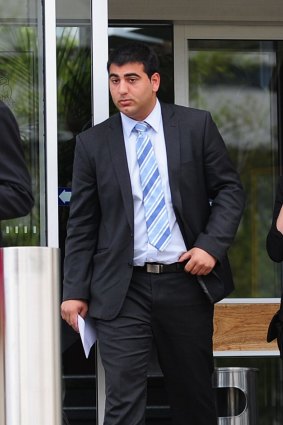 Alexander Iacuone leaves the Supreme Court in Canberra after his sentence hearing in 2013