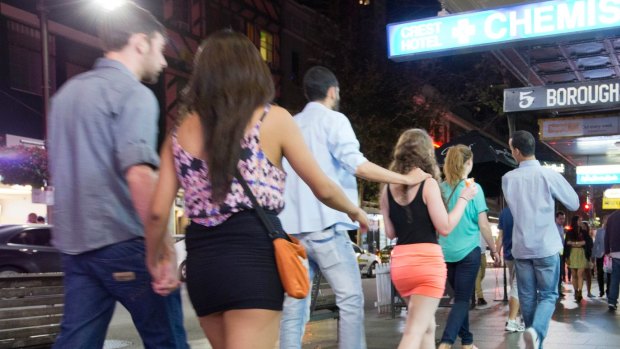 Drop: Assaults at Kings Cross licensed premises have decreased dramatically in the past year.
