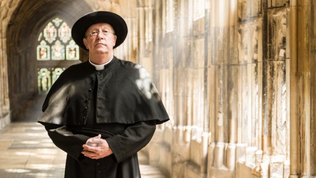 Mark Williams as Father Brown in the BBC crime series.