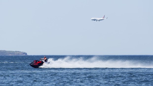 A man has died after his jet ski reportedly collided with another.