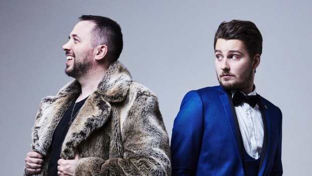Causing a ruckus: Abandoman's hip-hop show is fast-paced and fully improvised.