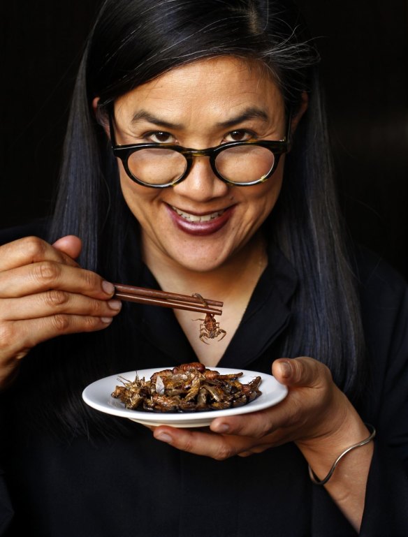 Kylie Kwong introduced insects to her restaurant menu.