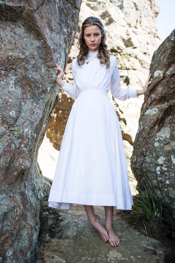 Lily Sullivan as Miranda in Picnic at Hanging Rock.