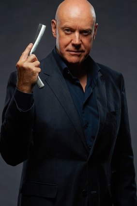 Anthony Warlow plays the title role in Sweeney Todd.