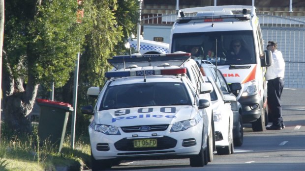 Police have cordoned off Devlin Street in Ashcroft after a man barricaded himself into a unit.