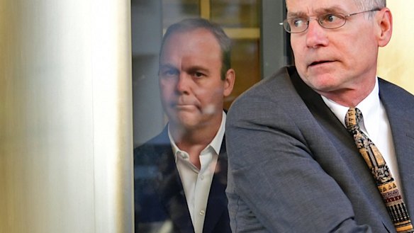 The indictment against deputy campaign manager Rick Gates, left, came as no surprise to the administration, Trump said. 