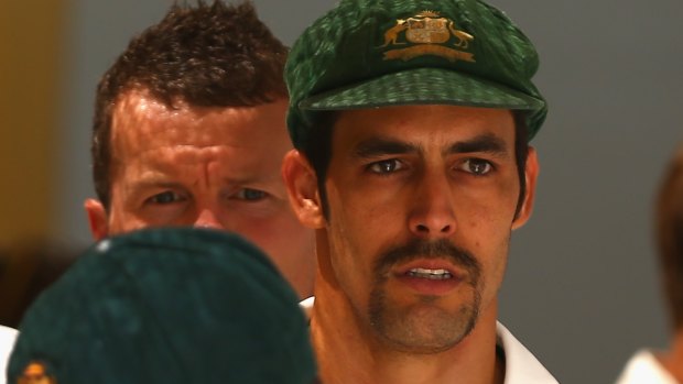 Missing mojo: Mitchell Johnson has struggled to find his spark in Perth.