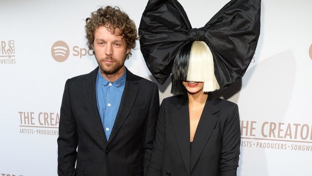 Erik Anders Lang and wife Sia attend The Creators Party Presented By Spotify on February 13, 2016 in Los Angeles, California.