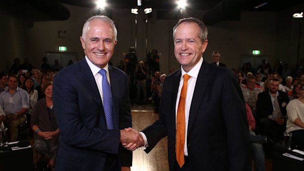 Prime Minister Malcolm Turnbull and Opposition Leader Bill Shorten.