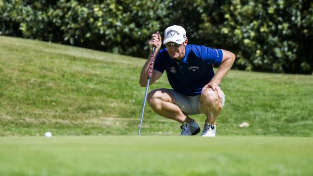 Canberra golfer Brendan Jones missed out on a spot at this year's Open Championship.
6 April 2016
Photo: Rohan Thomson
The Canberra Times
