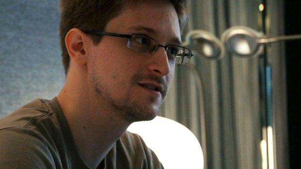 Edward Snowden finds a willing audience in the tech community.