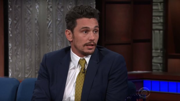 James Franco addressed recent allegations of sexual harassment against him during an appearance on Stephen Colbert's Late Show.