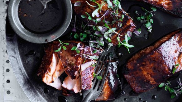 Neil Perry's teriyaki salmon.