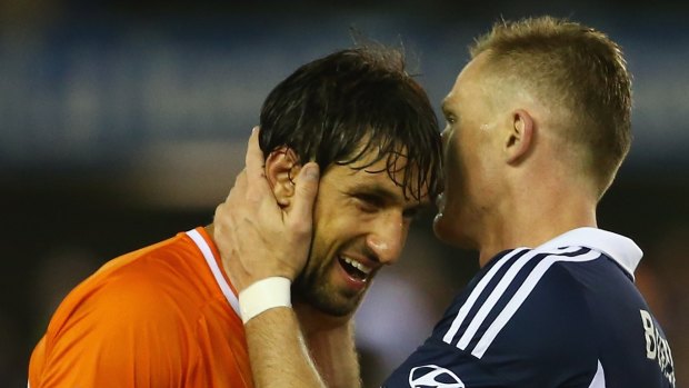 Lucky: Thomas Broich and Besart Berisha could have been forced out of Australia if subjected to new visa laws .